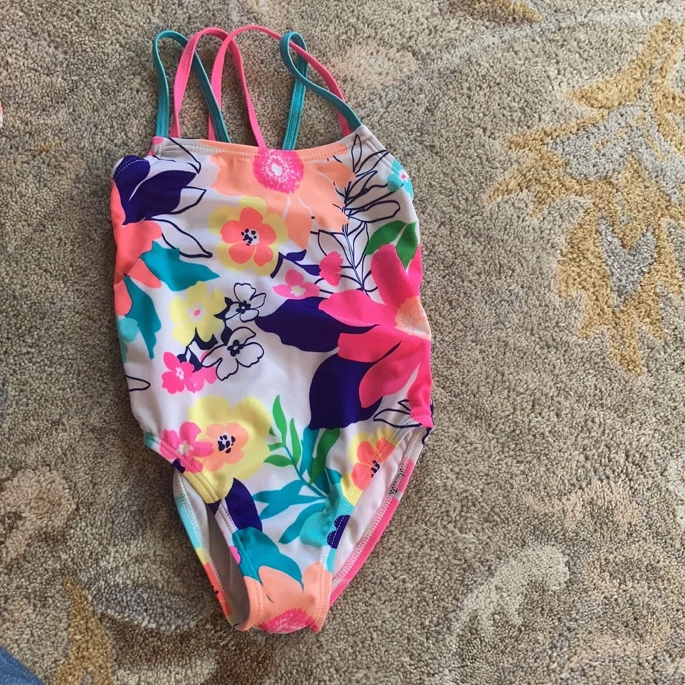 Size 4 Gymboree and Old Navy Swimsuit Lot